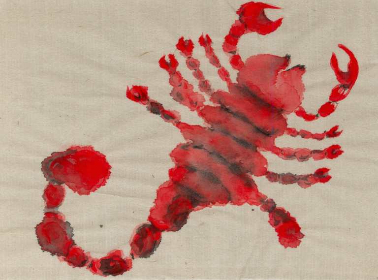 Scorpio The Scorpion gifts Scorpio The Scorpion painting
