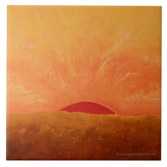 See all our beautiful ceramic tiles Glorious Sunrise oil painting ceramic tile