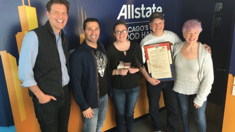 Anne Nordhaus-Bike and Frank Fontana with guests on WGN Radio podcast